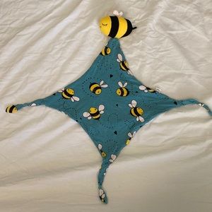 Turquoise bee lovey Little Sleepies